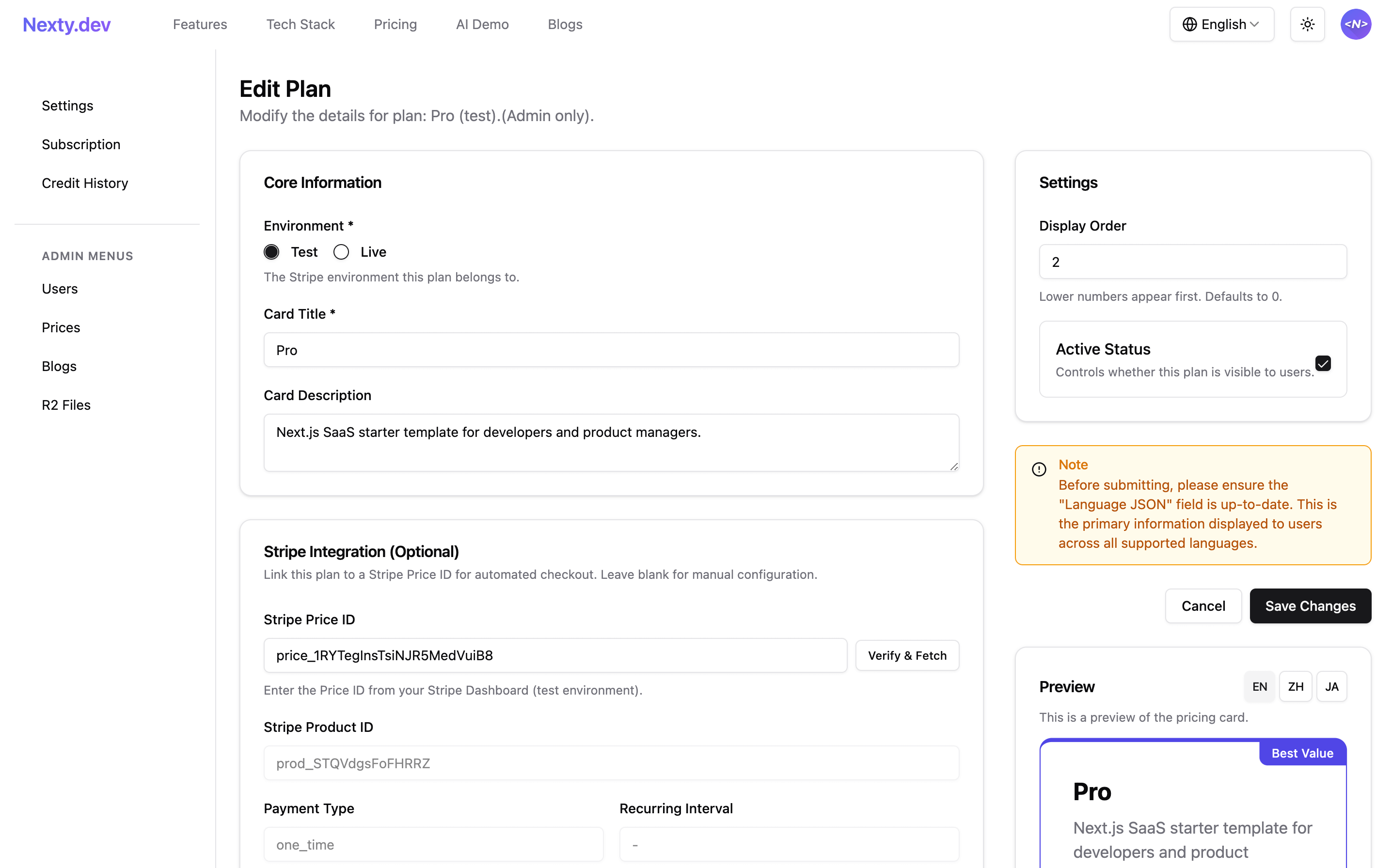 Visual Pricing Management